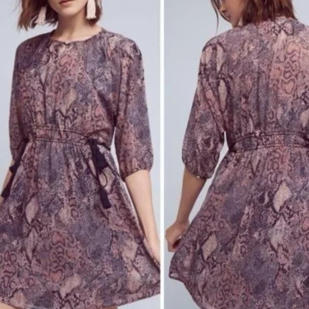 Anthropologie Floreat Zahara Peasant Dress